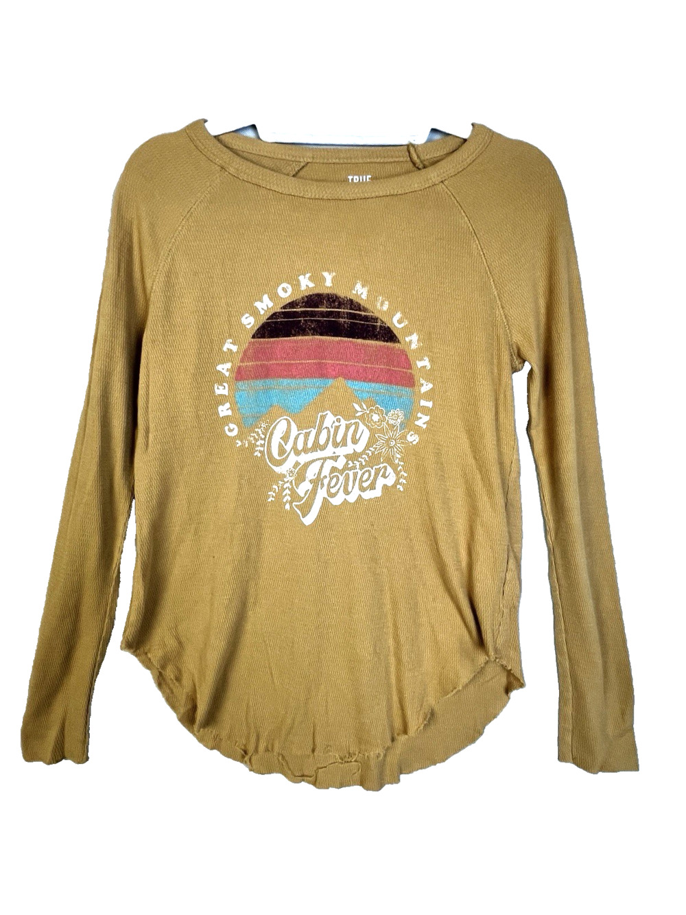True Craft Thermal Top Great Smokey Mountains Women XS Gold Casual Outdoors